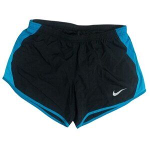 Nike Black & Aqua Dri-Fit Running Shorts